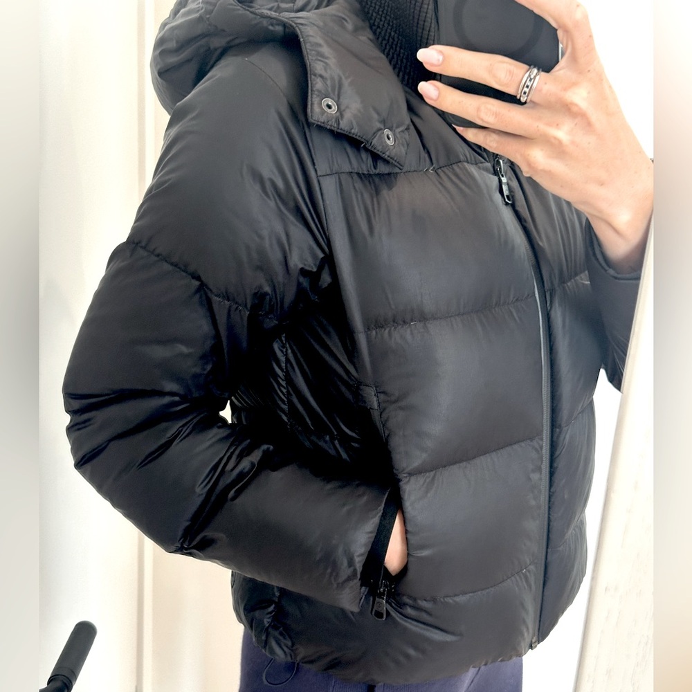 Aether Black puffer ski  Jacket